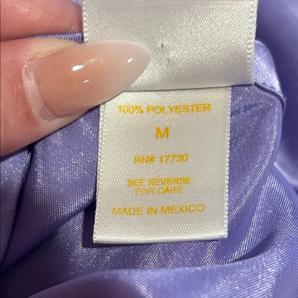 🎀Vintage 80’s Gilligan & O’Malley Lavender Satin Slip Chemise - Picture 8 of 8